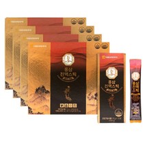 대웅생명 짜먹는 홍삼농축진액 30포4box 노인피로회복 건강보조식품 중년 남친 여친 골드 시니어 마일드