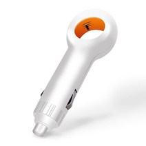 측정공구 휴대용 자동차 미니 공기 청정기 차량 신선한 이오니아 정수기 산소 바 오존 Ionizer 음이온 인, 02 White