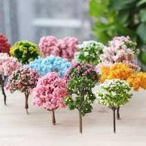 건축모형 테라리움 재료 미니어처 나무 피규어 비바리움 DIY 모형 키덜트, 벚꽃나무