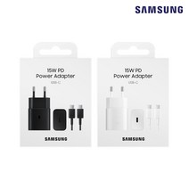 삼성 TD 정품 USB C타입 충전기 케이블 갤럭시 노트10, 03.급속충전기블랙 15W
