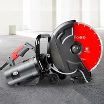 슬라이딩각도절단기 18cm 8800W 단일 칩 콘크리트 벽 커팅 머신 대형 앵글 그라인딩 워터 전기 슬로팅 스, 한개옵션0