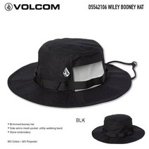 VOLCOM 볼콤【WILEY BOONEY HAT】D5542106【BLK】부니 모자 CAP 특별 가격! 216603, S/M