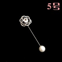 머플러 스카프 옷핀 뱃찌 혼주 브로치 broach 럭셔리 패션 진주 꽃 CC 여성 의류 번호 5 선물 여자 친구 액세서리 쥬얼리에 대한