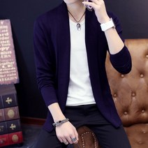 남자 여름 가디건 오버핏 니트 얇은 하늘비즈 A31 V958F542