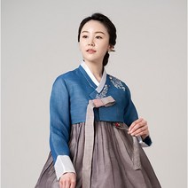 하늘달한복 [한복대여] 류은6 - 고품격 하객 혼주 결혼식 신부 예식한복 한복 세트