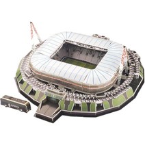 캐릭터인형3D 경기장 퍼즐 모델링 키트 어린이 성인 13.78x11.81x3.94in (Color : Anfield Stadium), 04 Del Alps Stadium