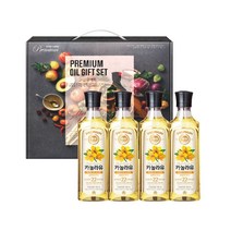 고급유 2호 해표 카놀라유 4p 오일세트 식용유세트 명절선물세트, 1세트