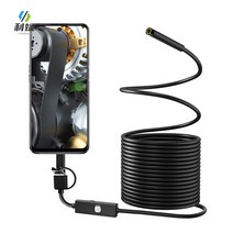 배관탐지기 360도 회전 케이블 자동차 배관 내시경, 근거리 초점 소프트 라인 5미터