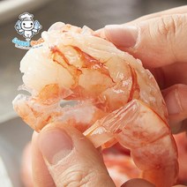 [엔젤쿡] 만능재료 특대 자연산 붉은왕새우 대하 이지필 500g, 단품