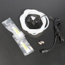 노트북 수냉방열세트 쉽게 접히는 핸드메이드 DIY 튜닝연결대 구리튜브, 세트 3