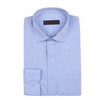 로베르따디카메리노 남성 스트레치 폴리스판 기하학 프린트셔츠 긴소매 일반핏 RL14012A