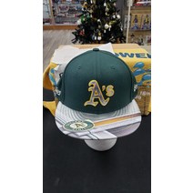 New Era NWT 2017 오클랜드 어슬레틱스 A의 새로운 시대 모자 스냅백 9509 1987 TOPPS 콜라보
