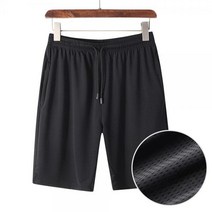 에어메쉬원단스포츠반바지 스포츠 헬스복 반바지, 블랙_2XL