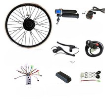 키트 개조 자전거 전기자전거키트 48v60v350w500w1000w 모터, 350w 향상된 소형 고속 회전식 리어 드라이브 키트