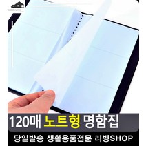 정리 간편 명한 카드 보관 노트형 명함집 미니앨범 사진첩 사무용품 문구용품