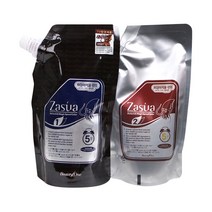 뷰티원 자수아 매직 5분 스피드 칼라 오징어먹물염색 1제 500g + 2제 500ml, 4N자연갈색, 1세트