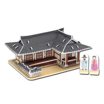 기와집 초가집 건물 우드락 조립 모형 DIY 만들기 나무 0-8324ea