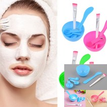 마스크팩 만들기 자제 세트 파랑색 마스크팩만들기 화장품재료, 녹색