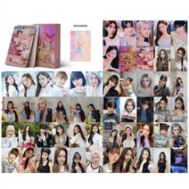 아이브 IVE 일레븐 고화질 프린트 엽서 55 장세트 포토카드 팬 선물, A