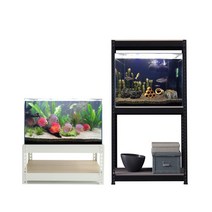 스피드랙 어항선반 W1200, 1200x300, 600x2단, 화이트