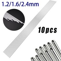 용접와이어 용접봉 10pcs 1.2mm/1.6mm/2.4mm 316L 스테인레스 스틸 TIG 용접봉 구리 철 solderi에 대 한 33, 03 2 4mm