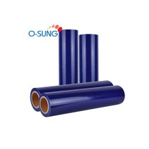 오성 공업용 보호테이프 자동 포장 스트레치, 50mm-150M(청색)