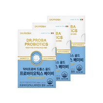 [닥터프로바] 드롭스 골드 프로바이오틱스 베이비 X 3개, 단품, 단품