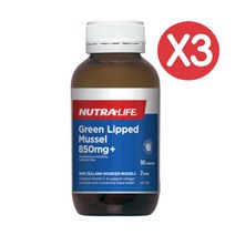 [뉴트라라이프] 초록입홍합 850mg 90정X3