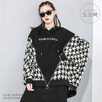 도오빠 여성 집업 후드 날다람쥐 물떼새 가오리 박스핏 오버핏 봄 가을 후드티 힙합 박쥐 여자후드집업