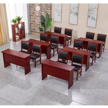 학교 강의실 책상 튼튼한 회의실 세미나 테이블, 120x40x76cm 레드 월넛