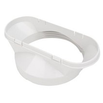 직경 13cm 평평한 입 15cm 원형 에어컨 바디 배기 덕트 인터페이스 파이프 커넥터 컨디셔너 부품 설치