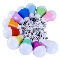 랜턴 LED USB 전구 백광 포트식 캠핑조명 휴대용 5w, 랜덤(1608)