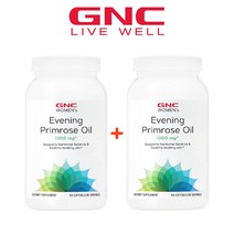 (1+1) 지엔씨 GNC 우먼스 이브닝 프림로즈 오일 달맞이꽃오일 1300mg 감마리놀렌산 GLA 90소프트젤