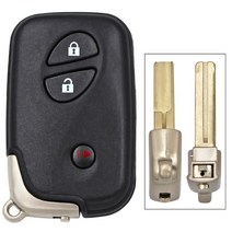 호환 자동차원격시동 원격시동경보기 3/4 버튼 원격 자동차 키 셸 케이스 주택 렉서스 IS250 GS430 LX570 R, 06 Type 1 Blade B