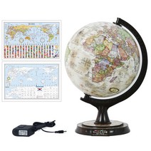 맵소프트 30cm 타임존 별자리 조명 지구본, 6번_30cm 엔틱 타임존 조명 지구본