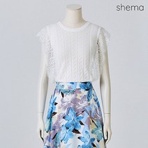 세마 세마 레이스배색스카시니트_HKM1KT2291