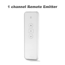 거실 여름 암막 IOT 형상 기억 전동 스마트 커튼 25mm smart wifi dc, 1 채널 rf 이미 터, 영국 표준