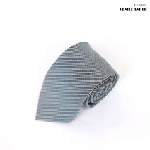 젠틀안트 체크 수동넥타이 폭8cm 그레이 MT-5184