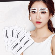 눈썹그리는법 일자눈썹그리기 남자눈썹그리기 눈썹 모양 틀 가이드 그리기 4종(HM0192), 4호