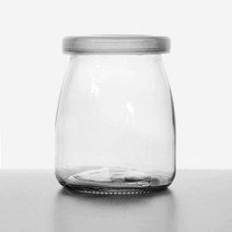 젤캔들 용기 PP뚜껑 푸딩병/테라리움 만들기 100ml, 1개