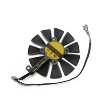 88mm fdc10u12s9-c rx580 rx570 rx470 4pin 쿨러 팬 arez asus radeon rx 470 570 580 expedition oc 그래픽 카드 냉, 1-1개