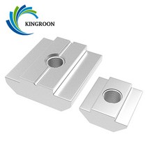 킹룬 KINGROON 20pc 40pc M3 M4 M5 M6 T 블록 사각 너트 T-트랙 슬라이딩 해머 패스너 알루미늄 프로파일 3030 3D 프린터, [07] M3, [01] 40PC