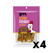 그르르 고구마치킨말이 강아지영양간식 80g x 4개, 단품