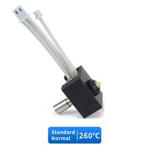 초정밀 3D 프린터 e3d v6 노즐 히팅 블록 핫 엔드 3 튜브가 있는 고품질 바이메탈 스로트 Ender 3 S1 CR10, 01 Standard Normal