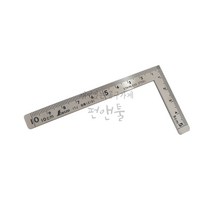 SHINWA 미니직각자 S-12101 5X10CM 소형 90도측정 목공구