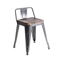 톨릭스우드사각철제디자인의자450 /카페 인테리어 빈티지컨셉, 건메탈