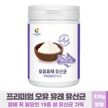 모유 유래 유산균 락토바실러스 비피도 박테리움 타 먹는 모유 유상균 가루 분말 프로 바이오 스틱 프리바이오틱스 파우다 230g, 230g X 1개