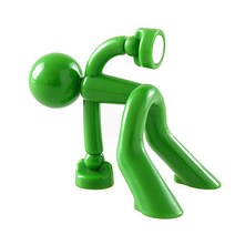 크리 에이 티브 벽 등반 악당 후크 강한 자석 문을 매달려 키 체인 강한 자기 냉장고 키 보류, green