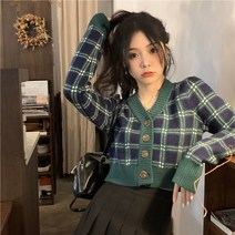 브러쉬 옷 사복 아가일 니트 가디건 이나딘 패턴 민지 놀토 솔로지옥 아이유 김나영 백예린 의상