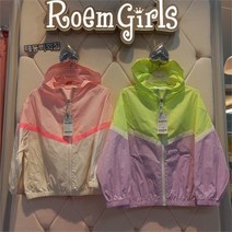 로엠걸즈 로엠걸즈 DP01 절개배색 바람막이 RGJA23S2C (9658459)